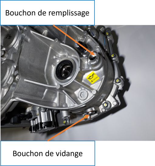 Bouchon de vidange boite électrifiée DB0