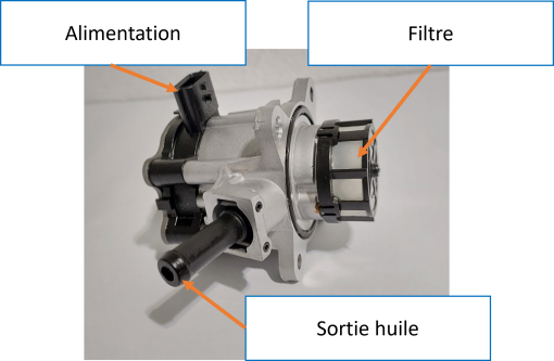 Pompe à huile de la boite de vitesses électrifiée DB0